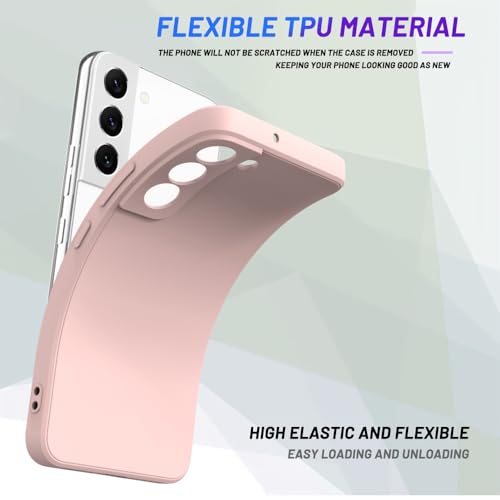 Image of for Samsung Galaxy S22 Plus Case Pink, Scratch Resistant with Soft Touch, Slim Thin Phone Cover for Samsung Galaxy S22 Plus