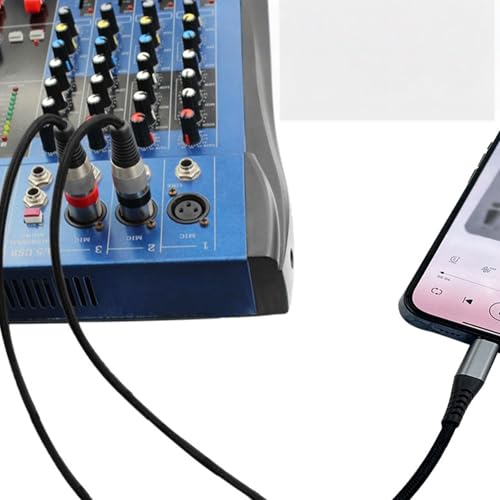 Câble répartiteur USB C vers XLR mâle 32 bits/384 kHz blindé tressé