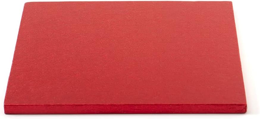 Decora Square Cakeboard, 35 x 35 x 1.2 cm, Cellulose, Red