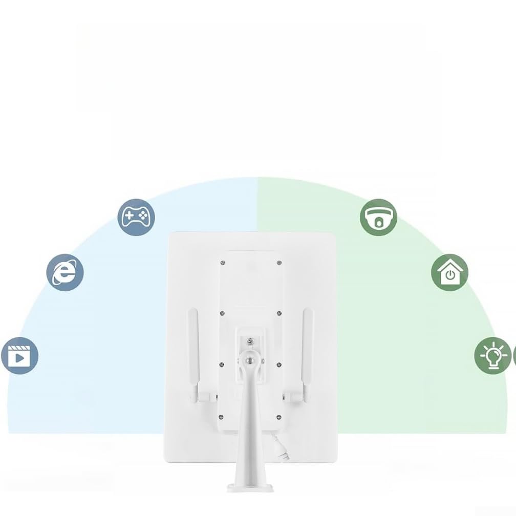 Ripetitore solare esterno Wifi con 20000mah incorporato per batteria 15w Pannello Ip66 resistente alle intemperie Design ad alto guadagno antenne per giardino garage per hotel biblioteca uso fabbrica