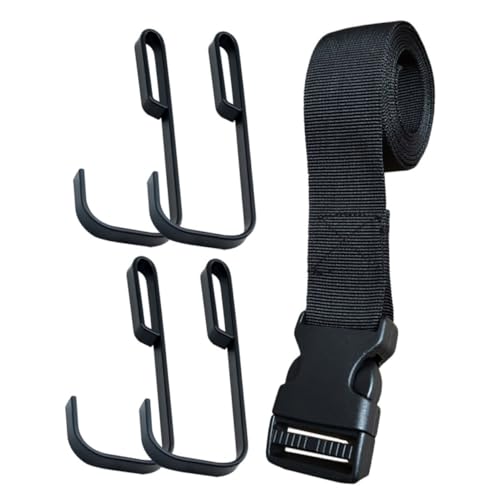 KICHOUSE Tree Stand Harness Hooks 5 Pack Metal Hanging Hooks for Hunting Outdoor Gear