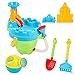 KreativeKraft Sandkasten Spielzeug, Strandspielzeug Kinder Sandspielzeug Set (Sandburg Strand Set)