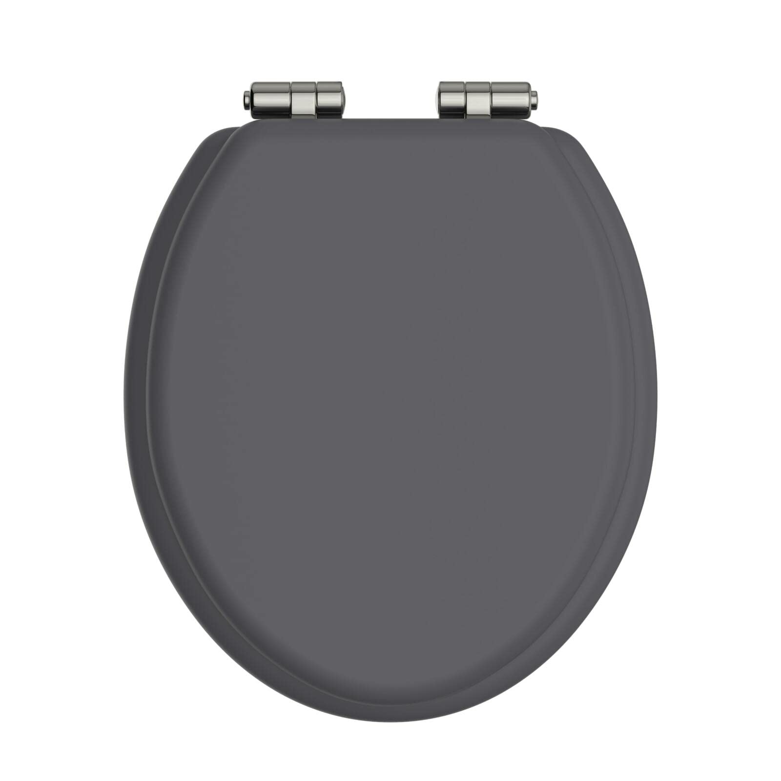 Hpw Graphite, Vintage Gold Hinges Heritage Graphite Toilet Seat With Soft Close Vintage Gold Hinges