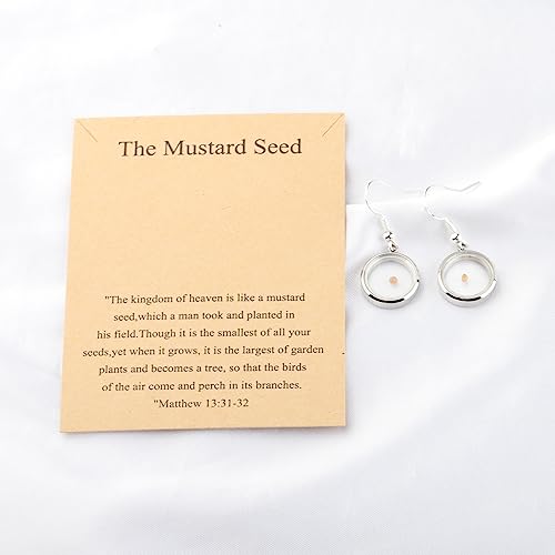 WSNANG Mustard Seed of Faith Cards Mustard Seed Necklace Religious Inspirational Mustard Seed Jewelry for Women4