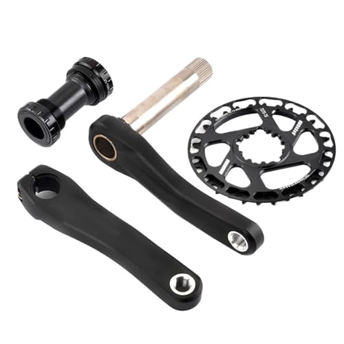 �݊���������܂�GOLDIX �q�����]�ԃN�����N�Z�b�g 110-160 �~�����[�g���N�����N 28T-38T �`�F�[�������O MTB �q���o�C�N�p(Crank BB 30T,127mm)