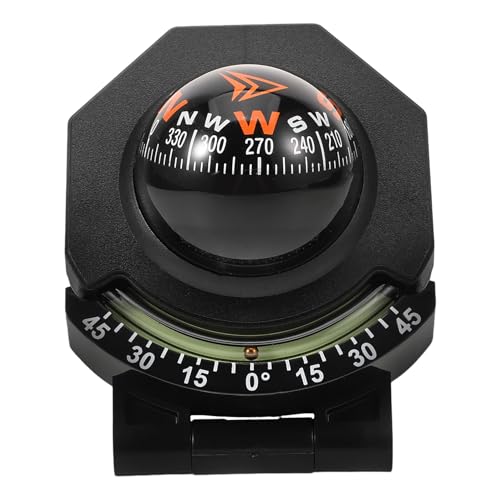 Car Compass Dashboard Mount, Foldable Auto Navigation Tool for Vehicle Dash