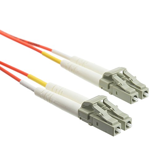 eDragon ED85108 Fiber Optic Cable, LC/LC, Multimode, Duplex, 50/125, 1m, 2 Pack