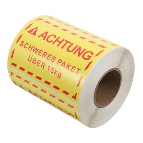 Ciieeo Overweight Warning Labels Pcs Heavy Stickers for Shipping Moving Boxes