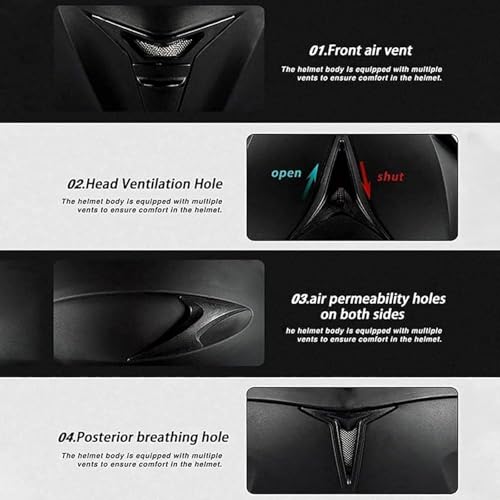 Casco de moto abatible para rutas urbanas y viajes largos en carretera 5