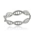 Sterling Silver DNA Molecule Double Helix Ring Band, Sizes 6-10, Science (10)
