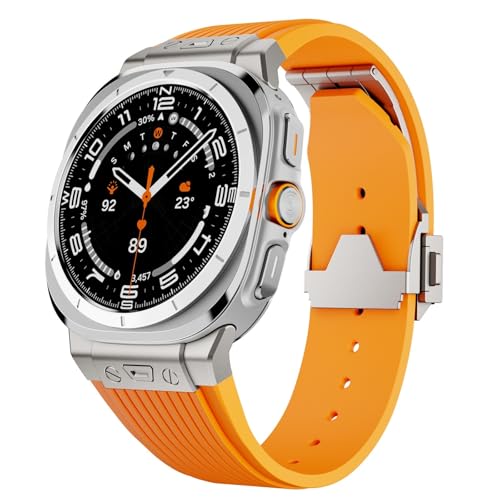 [ȓX] TXMNV[EHb`EgXgbv47mmANZT[Fluorubber Sport Bracelet for Galaxy Watch 7 Ultra WatchBands