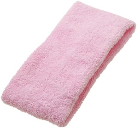 Ruilogod Pink Sports Tennis Elastic Head Sweat Band Strap image 2