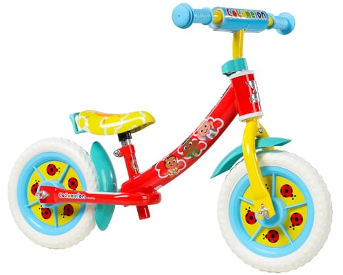 Image of Dynacraft Cocomelon Balance Bike for Kids - Ideal for Toddlers, Lightweight and Durable, Fun and Colorful Design, Perfect for Learning Balance and Coordination, Easy to Assemble