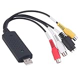  SCHEDA USB PC ACQUISIZIONE AUDIO VIDEO 1 CANALE CH RCA PER MAC OSX WIN 8 CAP