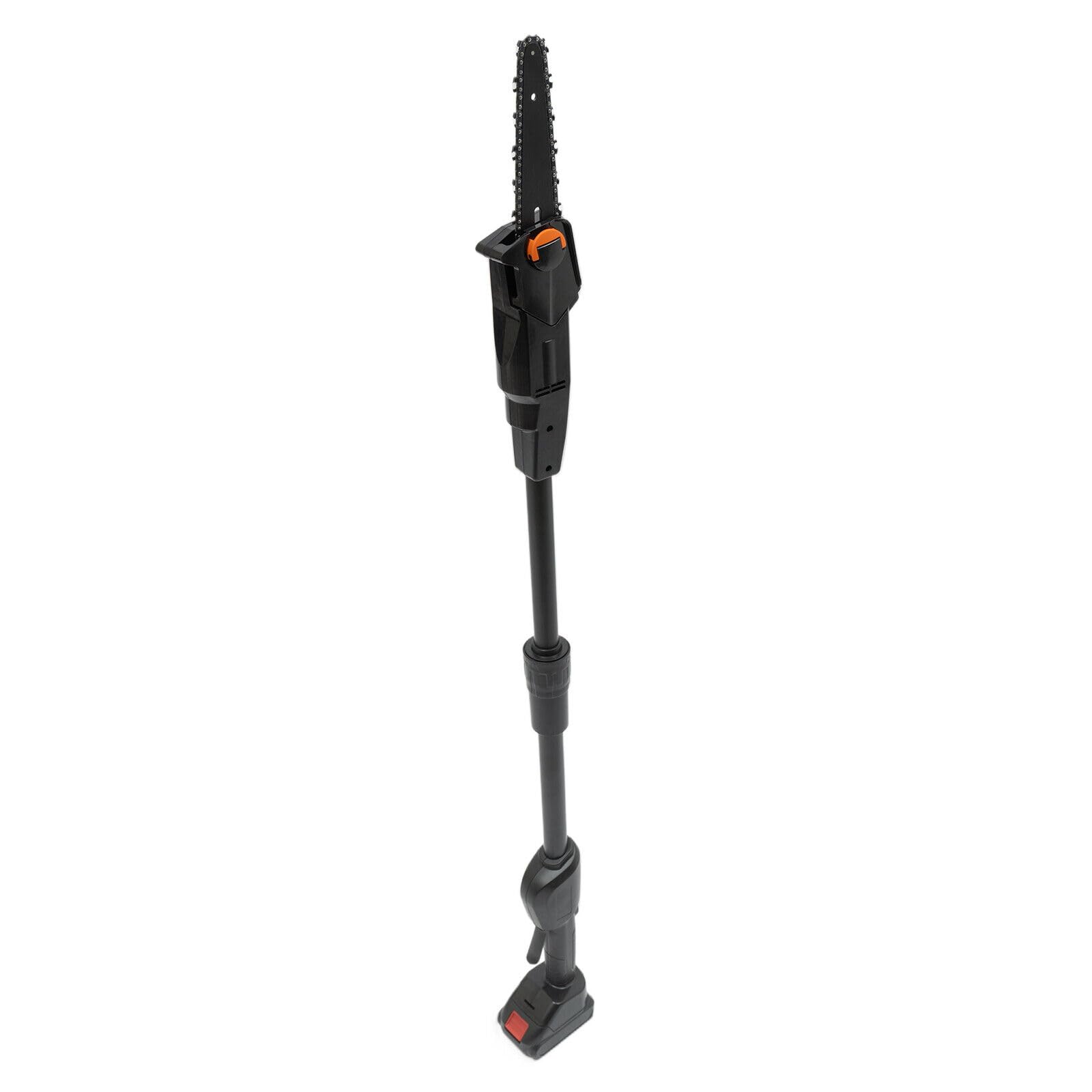 Sierra telescópica con batería, 21 V, con batería, cabezal de corte desmontable, sierra de podar para cortar ramas de madera y arbustos de jardín