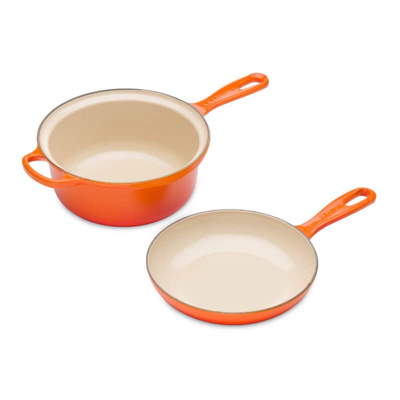 Amazon | Le Creuset シグネチャー オレンジ 8.75インチ 多機能