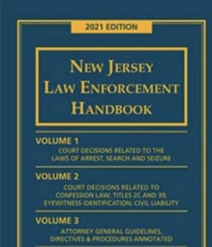 Paperback New Jersey Law Enforcement Handbook - 2021 Edition Book
