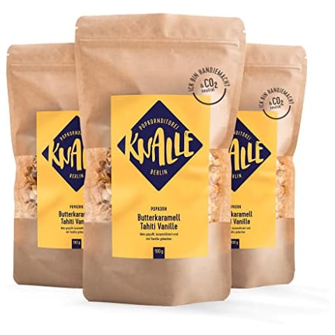 Popkornditorei Knalle GmbH Popkorn mit Butterkaramell Geschmack und Tahiti-Vanille Cover