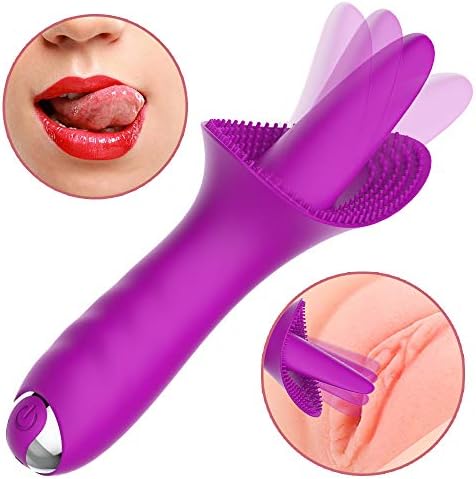 Pleasure Sùck and Líck Tongue Womẹn Primẹ Sīlent Waterproof USB Rechargeable Silicọņẹ 10-Frẹquency Cl-îtọrîal Vî-brátọr Sụcking Vî-braņt Toy