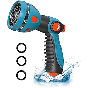 Water Hose Nozzle Sprayer Features 10 Spray Patterns Thumb C