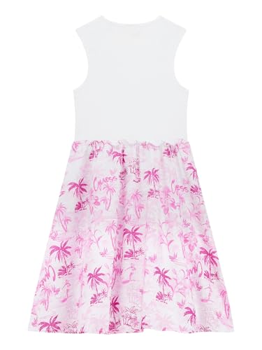 GUESS Girls' Eco Sleeveless Mixed Fabric Dress3