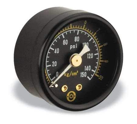 ARO Pressure Gauge, 0 to 150 psi, 1-1/2In