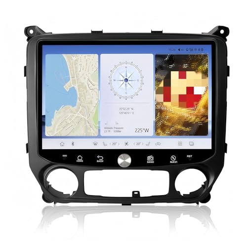 Navegación GPS para Coche Estéreo para Coche Android 13 de 11,5' con GPS y CarPlay para Chevy Silverado, para GMC para Sierra 2014-2018