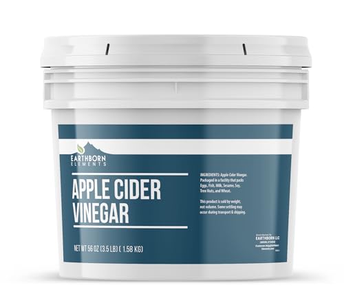 Earthborn Elements Apple Cider Vinegar Powder, 1 Gallon Bucket, Cooking & Baking, Dry Powder