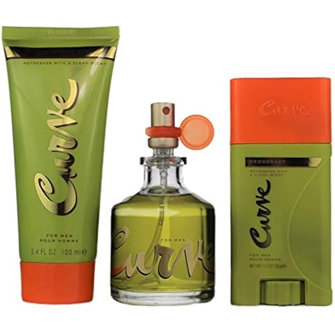 Curve Men's Cologne Spray After Shave Balm & Deodorant Stick Cover