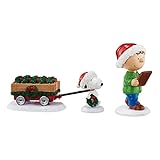 Peanuts from Department 56 Checking The List Set