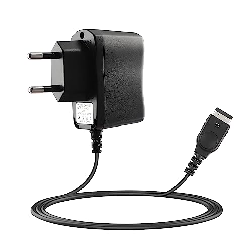 Xahpower Cargador para Nintendo DS, Adaptador de CA para Nintendo DS (No para DS Lite) y Game Boy Advance SP, Cargador de Pared Cable de Alimentación Cable de Carga