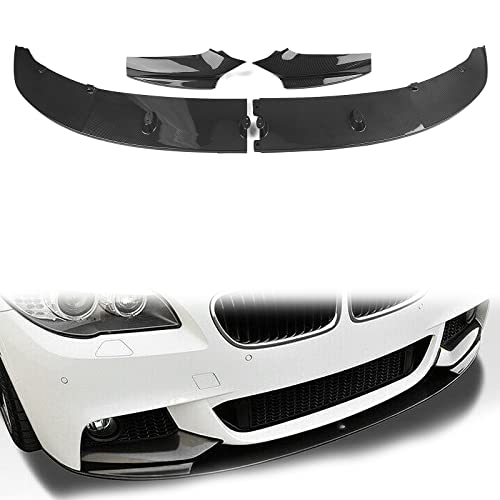 Spoiler avant look carbone BMW F10 idéal pour affirmer votre style lors des rassemblements