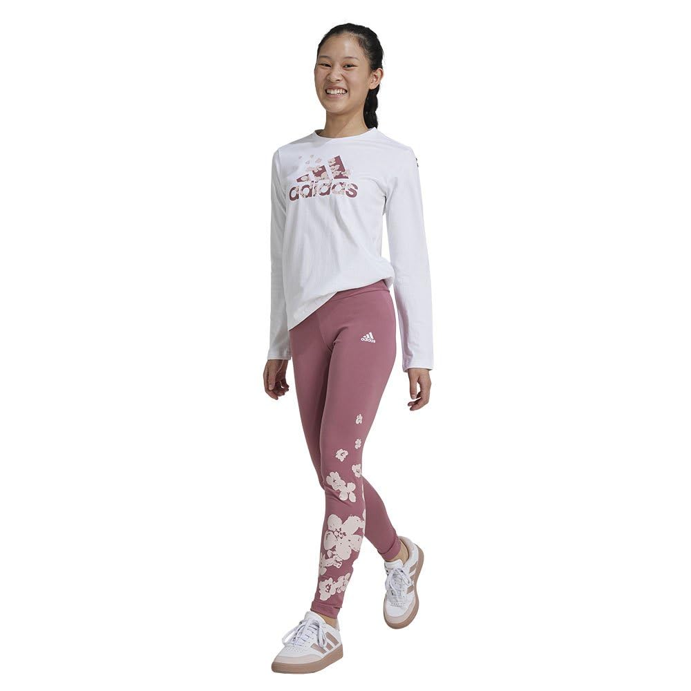 adidas Essentials Printed Leggings Junior Set 13-14 Years