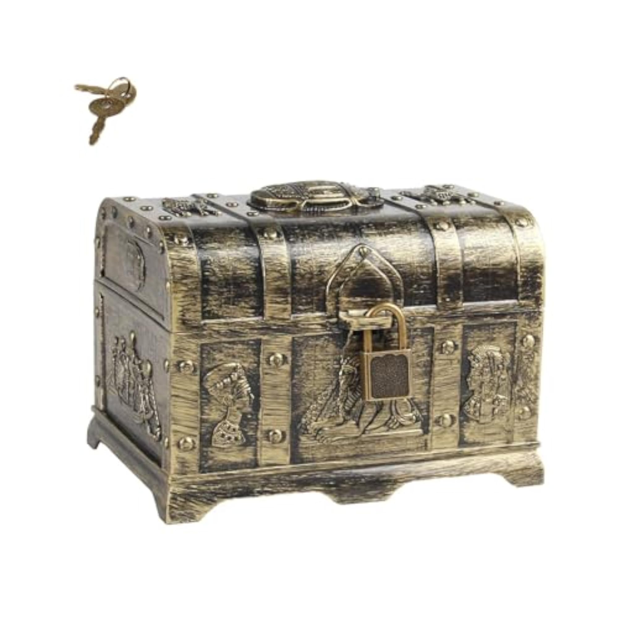 Mini Treasure Chest Box for Kids, Perfect for Games & Activities