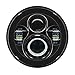 Hogworkz? 7 Inch LED Headlight - Daymaker Replacement Compatible with Harley Davidson Street Glide Road King Electra Glide Ultra Softail - Black