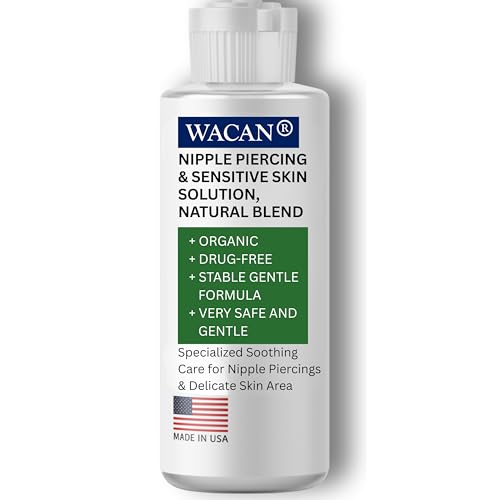 Nipple and Piercing Aftercare Solution & Ultra-Sensitive Targeted Cleanser -