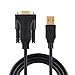 CableCreation USB to RS232 Serial Adapter with PL2303 Chip, 3.3 FT USB to DB9 Pin Female Converter Cable for Cashier Register, Modem, Scanner, Digital Cameras, CNC etc, Black