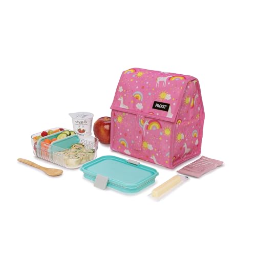 Image of PackIt Freezable Lunch Bag, Unicorn Dream Pink
