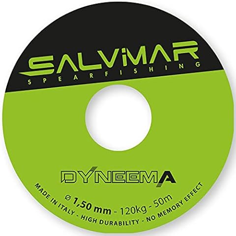 SALVIMAR Dyneema 1.5mm, Unisex Adult, unisex_adult, 400360, multi-coloured, 50 m - 1,5mm Cover