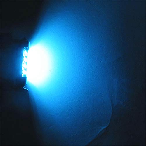 Image of WLJH Ice Blue 39mm DE3425 LED Bulb Festoon for Interior Dome Lights