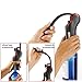 KEISSCO Wine Opener Compact Vertical Corkscrew Wine Bottle Opener with Built-in Foil Cutter