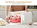 Kootek 15pcs Cake Boxes, 12x12x8 Inches Tall Cake Box with Window, White Bakery Boxes, Large Baking Boxes, Square Cardboard Cake Box for Multi-Layer Cakes, Cake Decorating Supplies for Gift Giving