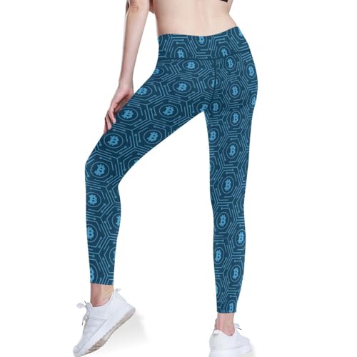 Cute Dog Stripes High Waisted Leggings for Women - Full Length Capri Buttery Soft Yoga Pants for Workout Athletic - Image 3