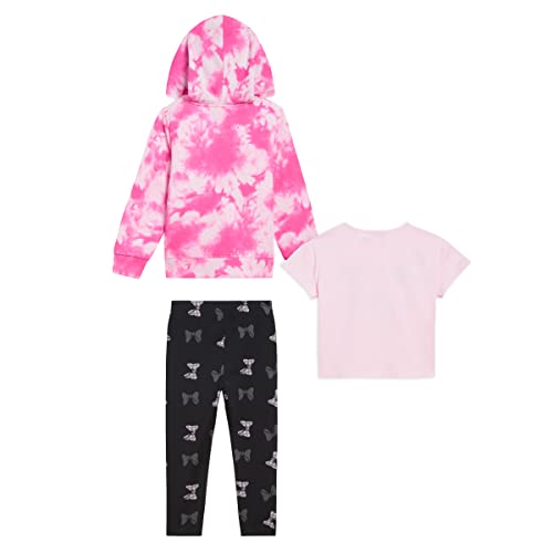 Conjunto Minnie Mouse con sudadera con capucha para proteger del frío 2
