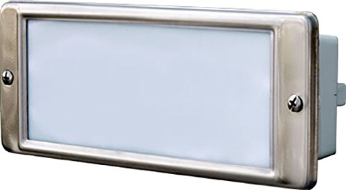 Dabmar Lighting LV-LED602-SS304 2 x 1.5W & 12V JC-LED 30 LEDs 304 Stainless Steel Open Face Step Lig