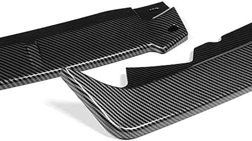 3PCS Front Bumper Lip Kit fit for compatible with 2016-2018 Nissan Altima Sedan, STP-Sport Style Splitter Trim Protection Spoiler, Air-Dam-Chin-Diffuser (Carbon Fiber Look Style)