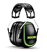 Moldex MX-6 Over-The-Head Earmuffs, Black/Green, Large (6130)