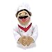 Melissa & Doug Chef Puppet with Detachable Wooden Rod (Puppets & Puppet Theaters, Animated Gestures, Inspires Creativity, 15” H x 5” W x 6.5” L)