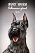 2021-2022 Schnauzer géant Agenda: Hebdomadaire et Mensuel | A5, 152 Pages | 26 Mois | Planificateur & Organiseur | Calendrier | Journal | En Francais | Chien