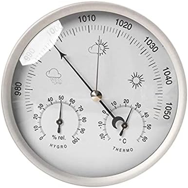 Hygrometer Thermometer,3 in 1 Dial Barometer Thermometer,Weather Station Pressure,Temperature ?Humidity Measurement,Multifunctional Barometer Instrument air Weather Suspension Embedded